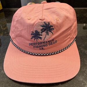 Columbia PFG Women’s Pink and Navy Adjustable Boat hat OS